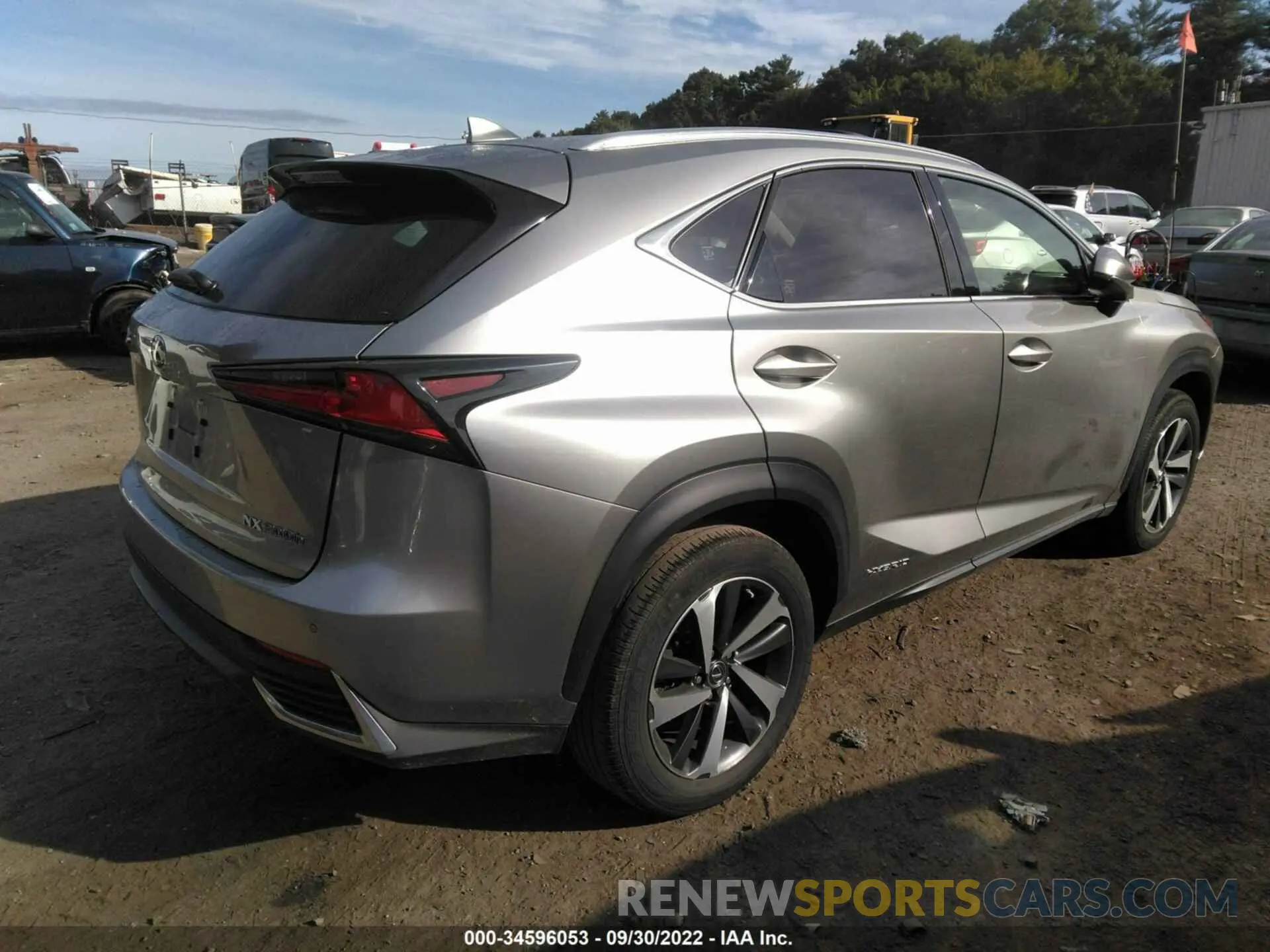 4 fotografías del automóvil dañado JTJBJRBZXK2109513 LEXUS NX 2019