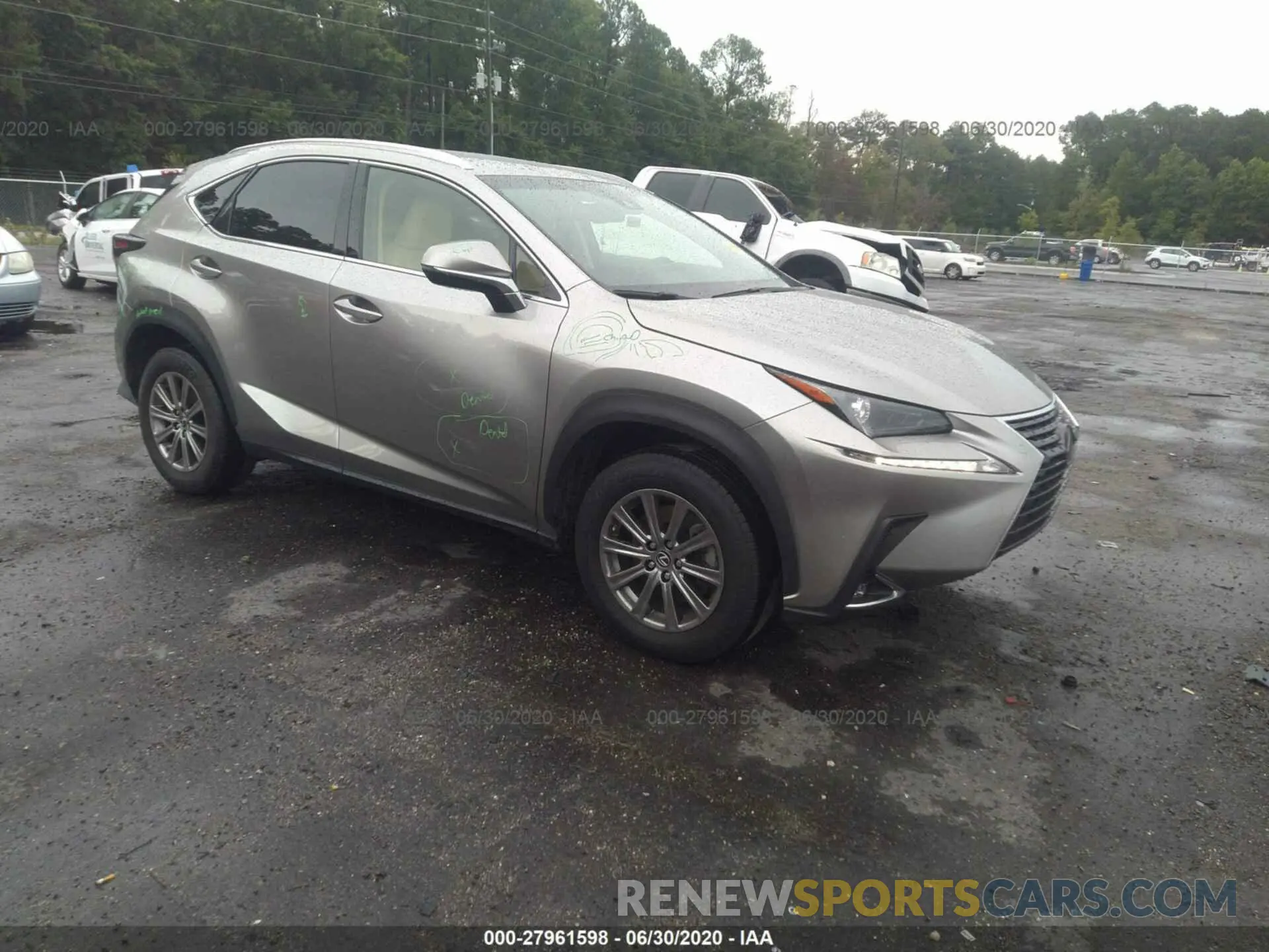 1 fotografías del automóvil dañado JTJYARBZ0K2142661 LEXUS NX 2019