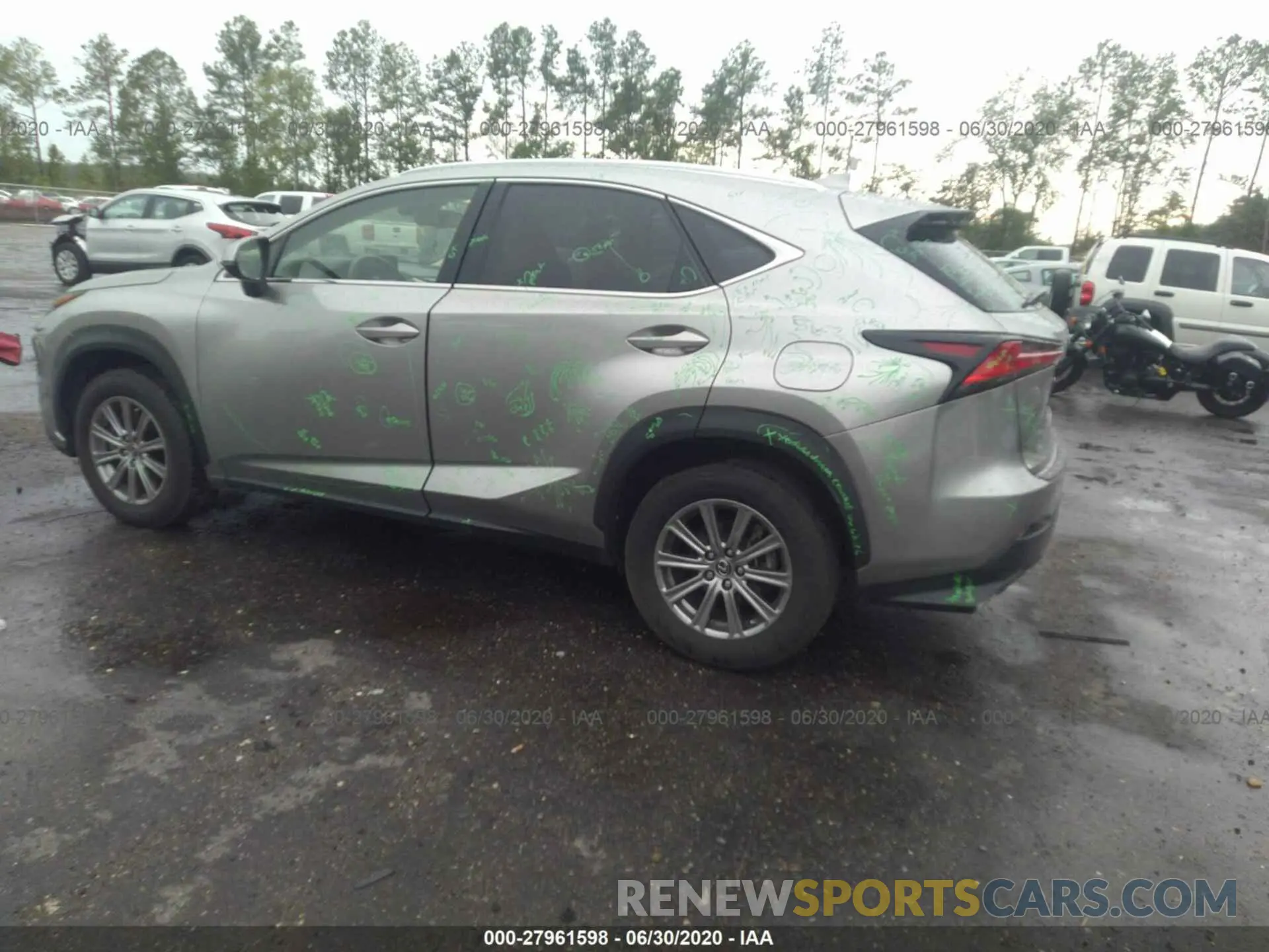 3 fotografías del automóvil dañado JTJYARBZ0K2142661 LEXUS NX 2019