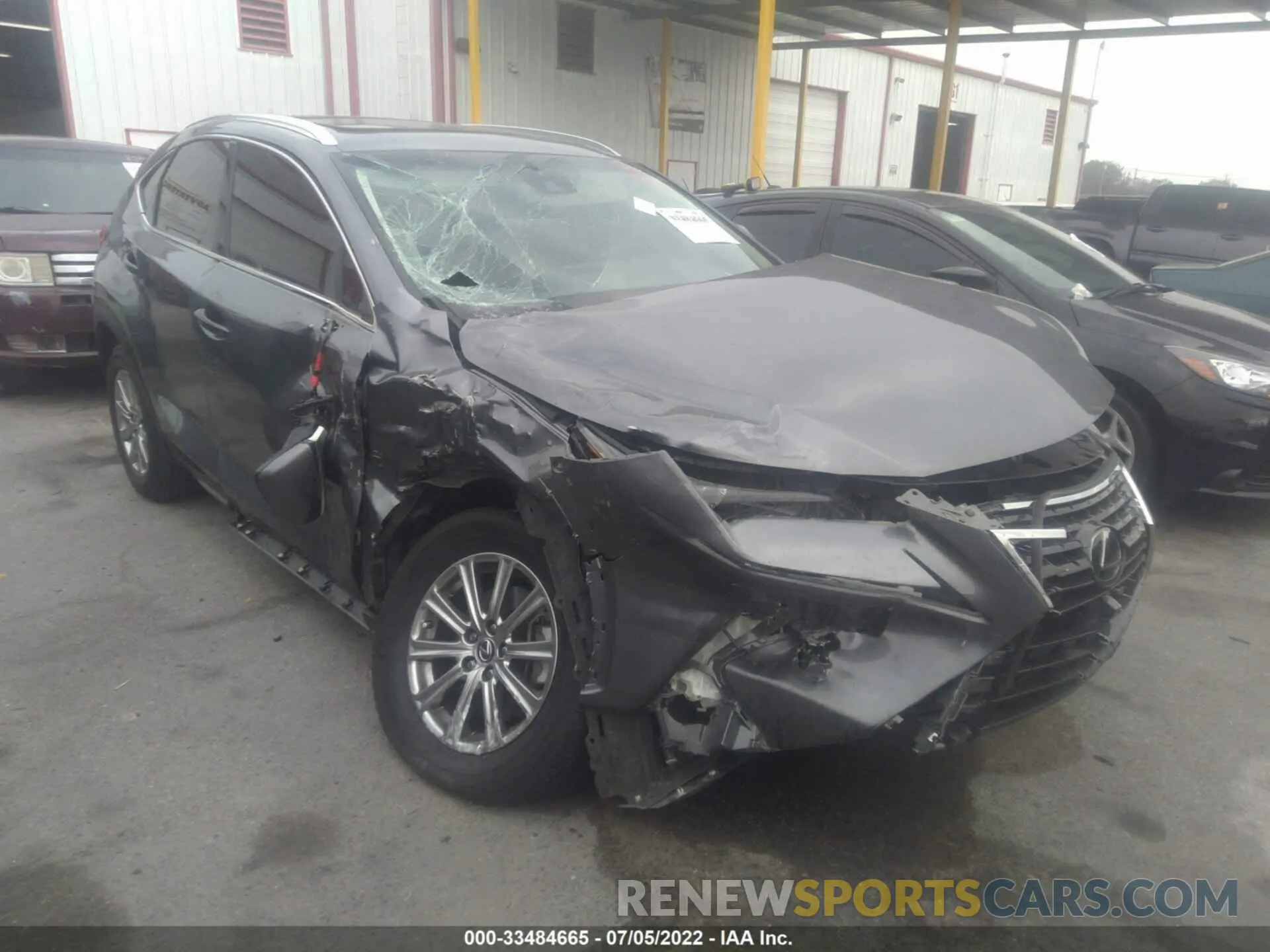 1 fotografías del automóvil dañado JTJYARBZ0K2142725 LEXUS NX 2019
