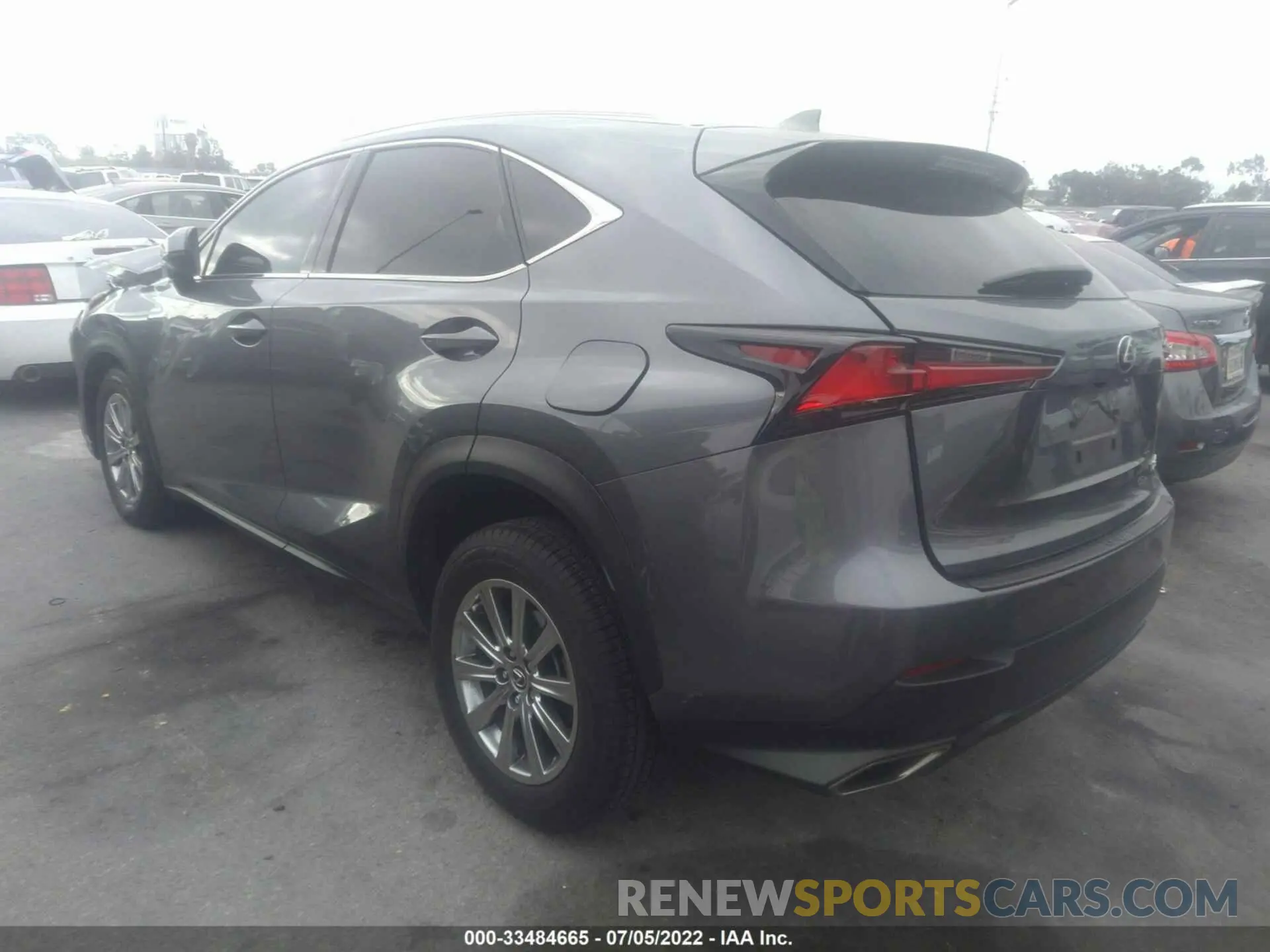 3 fotografías del automóvil dañado JTJYARBZ0K2142725 LEXUS NX 2019