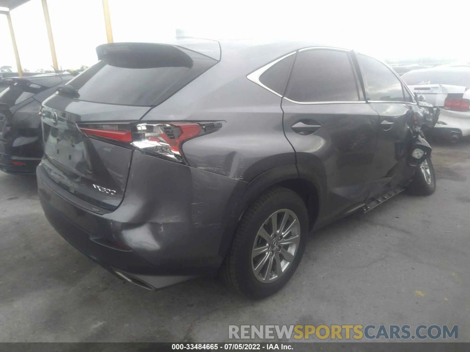 4 fotografías del automóvil dañado JTJYARBZ0K2142725 LEXUS NX 2019