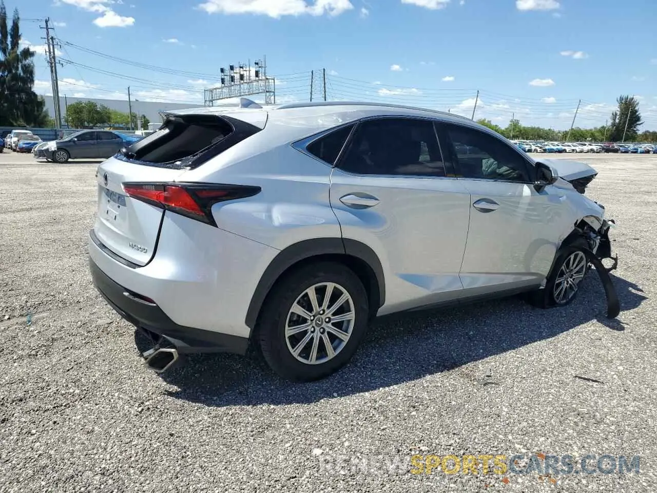 3 fotografías del automóvil dañado JTJYARBZ0K2150565 LEXUS NX 2019
