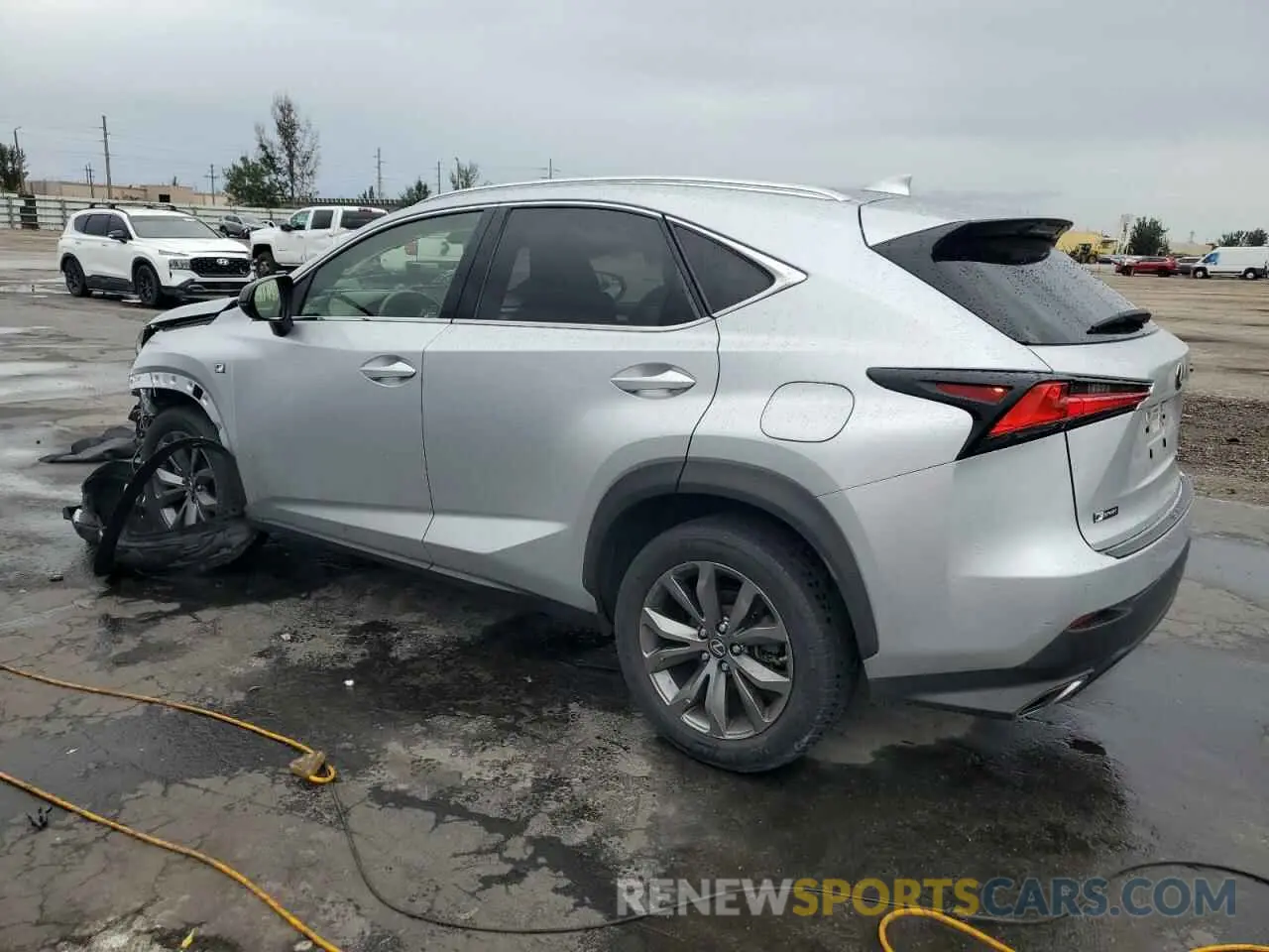 2 fotografías del automóvil dañado JTJYARBZ0K2153174 LEXUS NX 2019