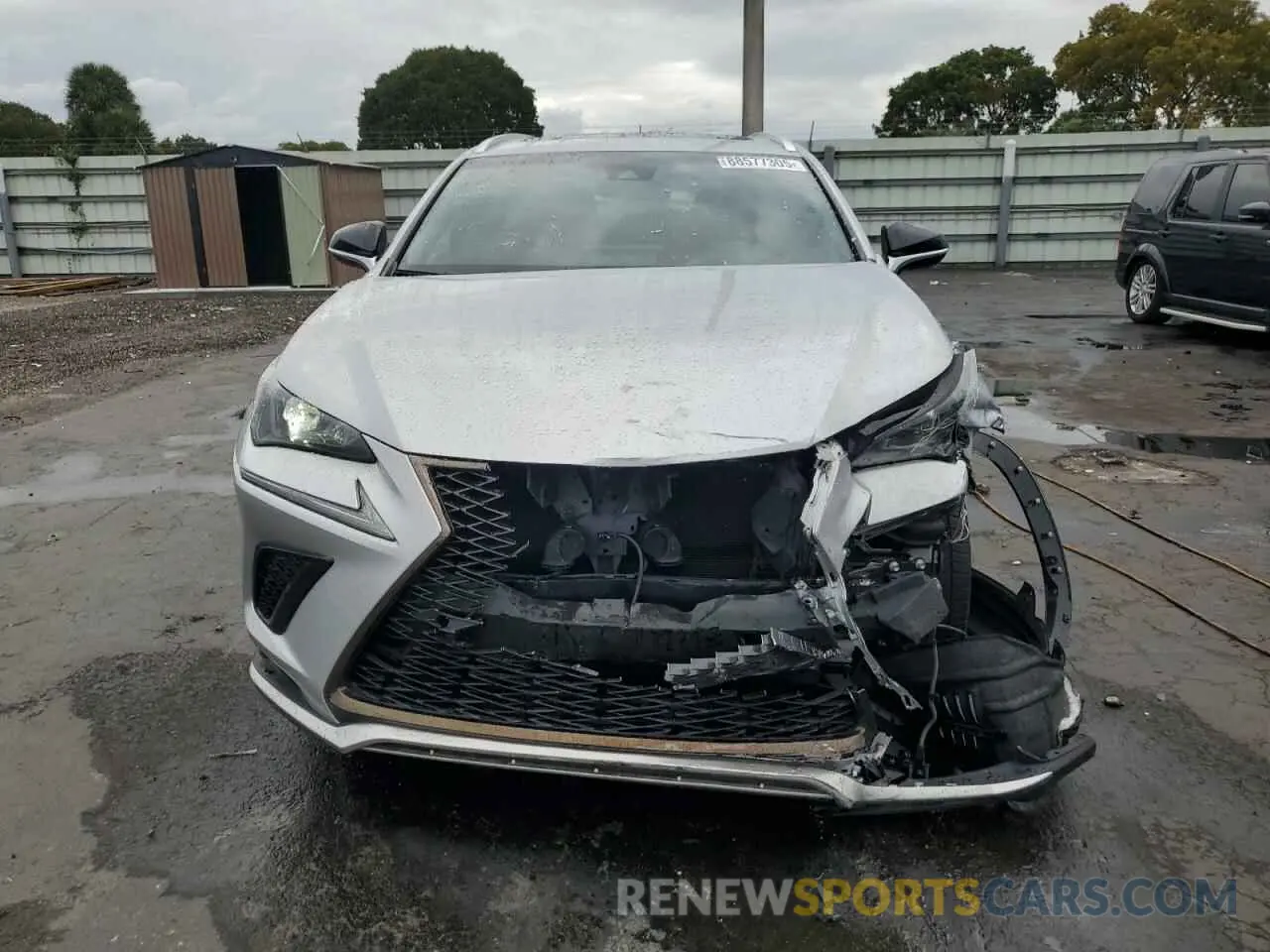 5 fotografías del automóvil dañado JTJYARBZ0K2153174 LEXUS NX 2019