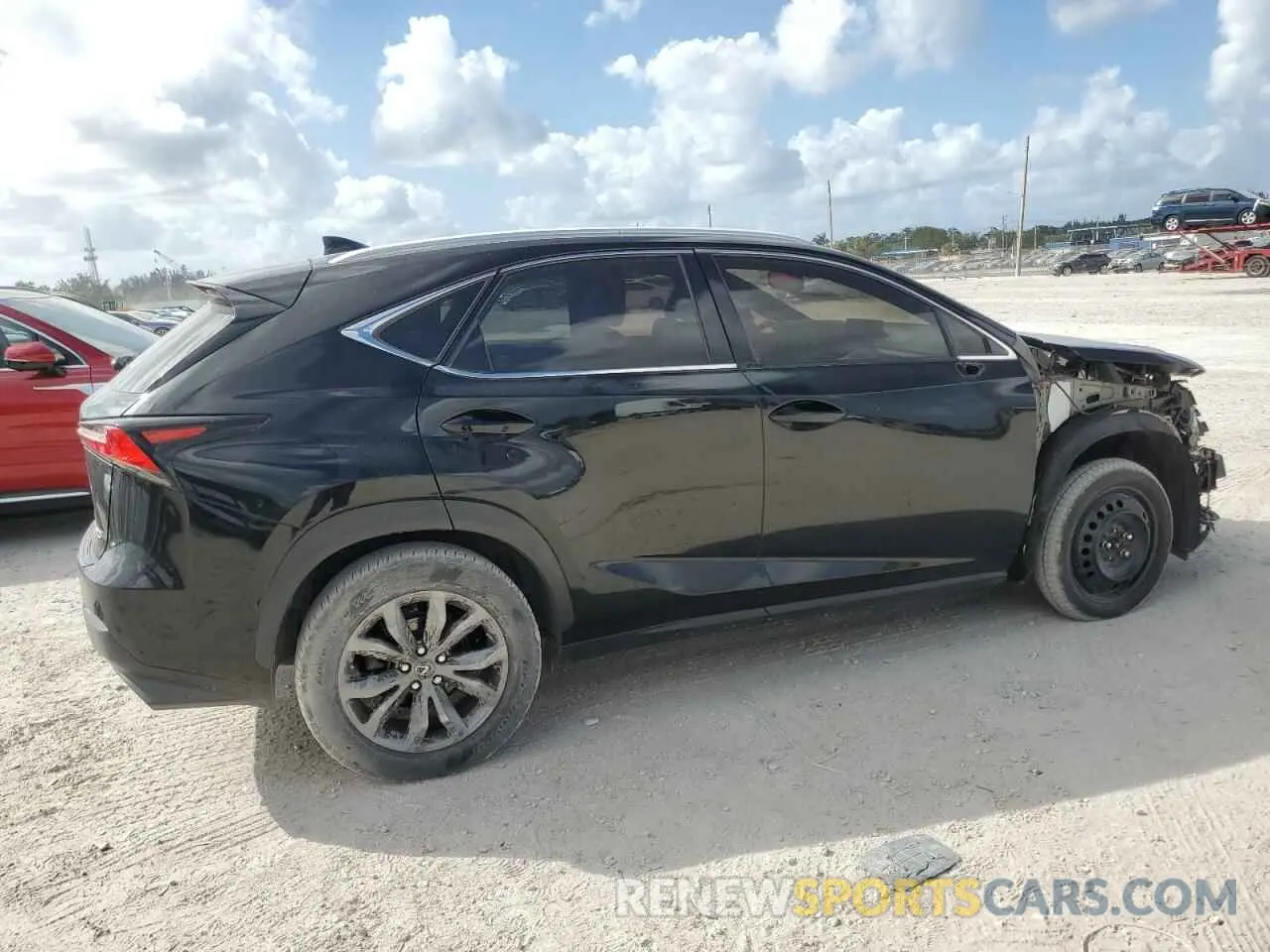 3 fotografías del automóvil dañado JTJYARBZ1K2124752 LEXUS NX 2019