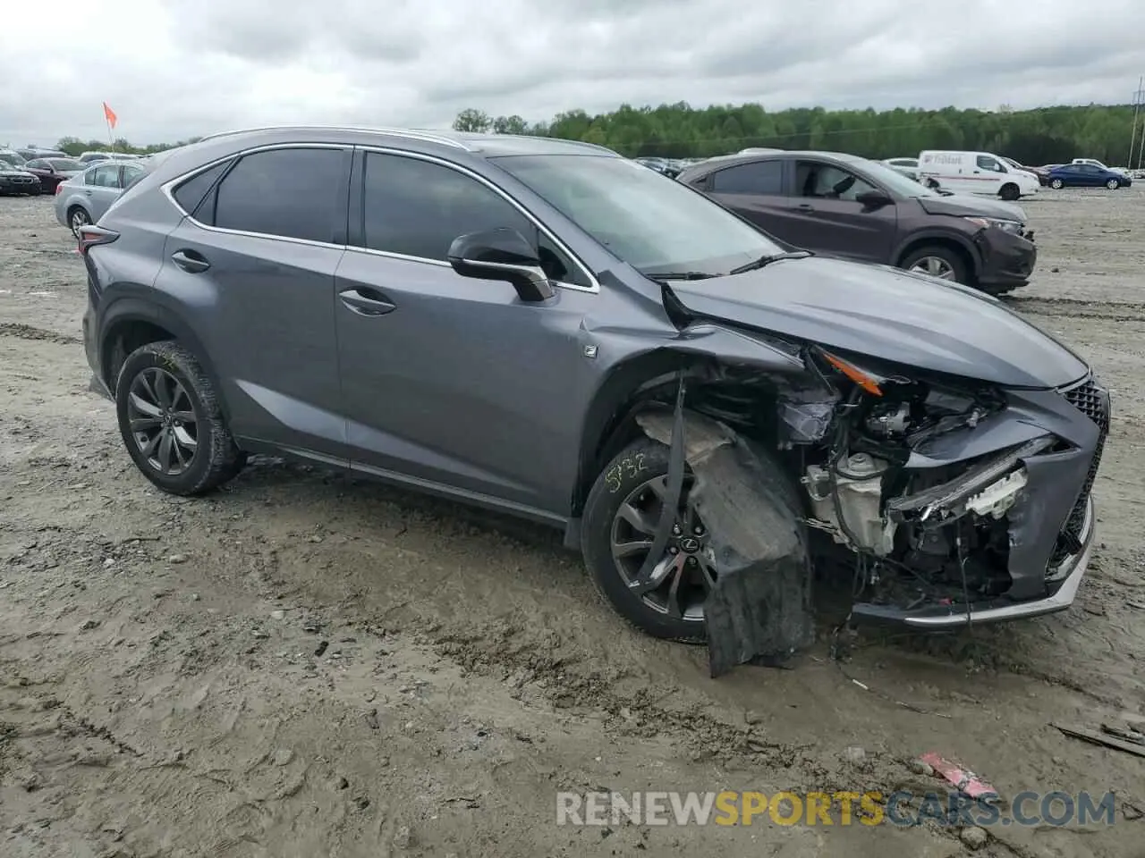 4 fotografías del automóvil dañado JTJYARBZ1K2125769 LEXUS NX 2019