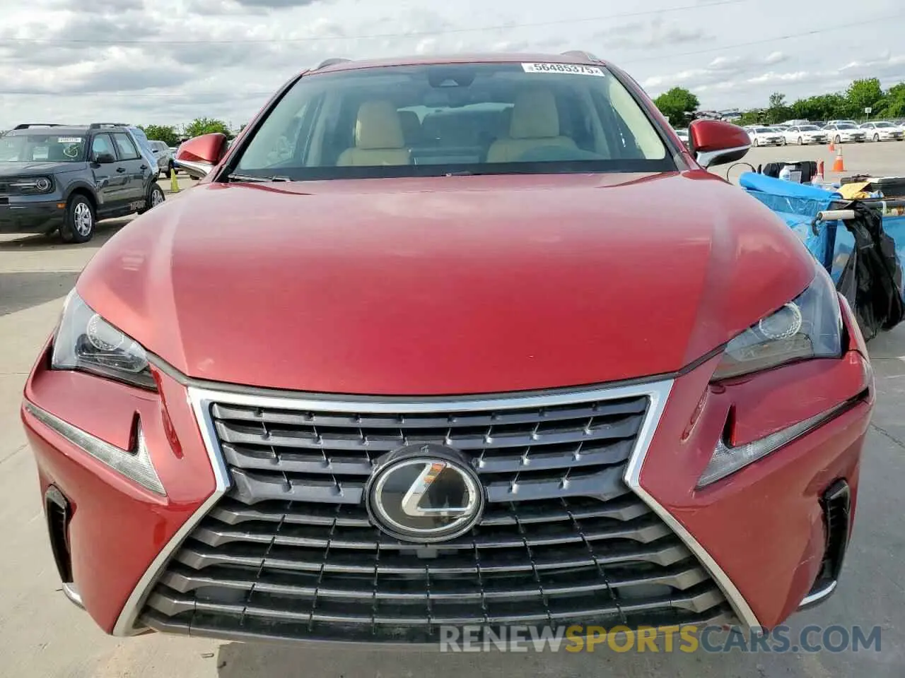 5 fotografías del automóvil dañado JTJYARBZ1K2126842 LEXUS NX 2019