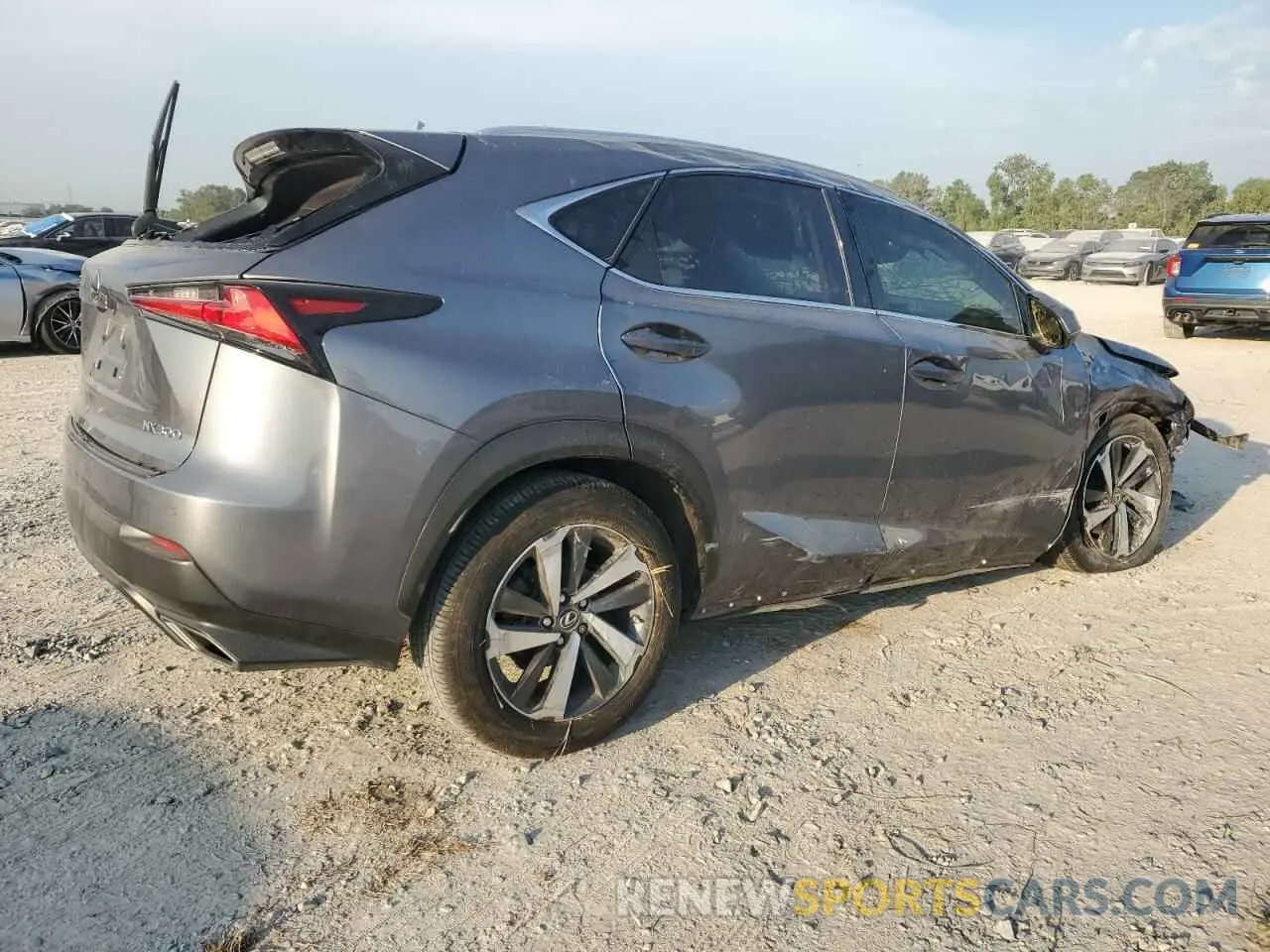 3 fotografías del automóvil dañado JTJYARBZ1K2128090 LEXUS NX 2019