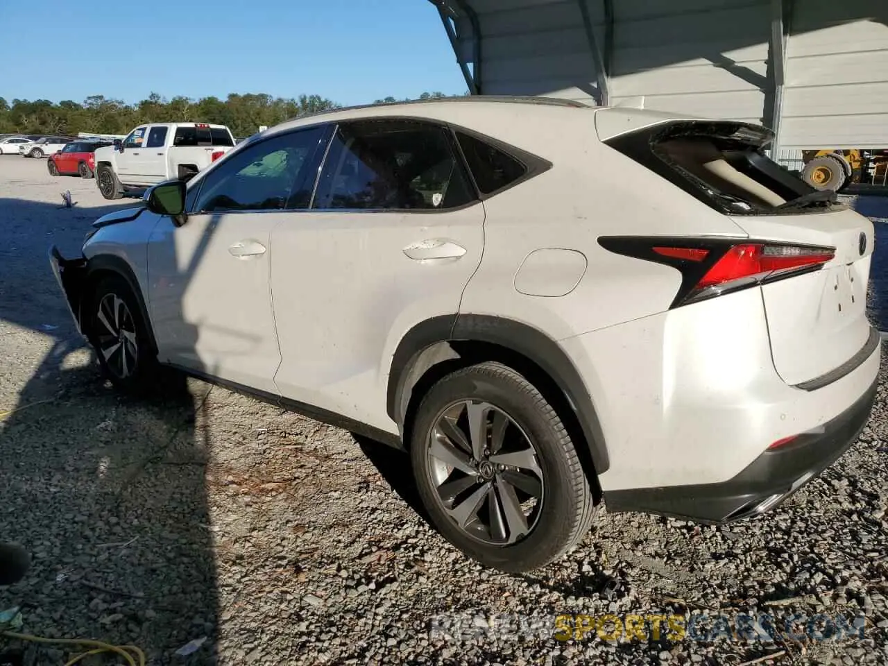 2 fotografías del automóvil dañado JTJYARBZ2K2156187 LEXUS NX 2019
