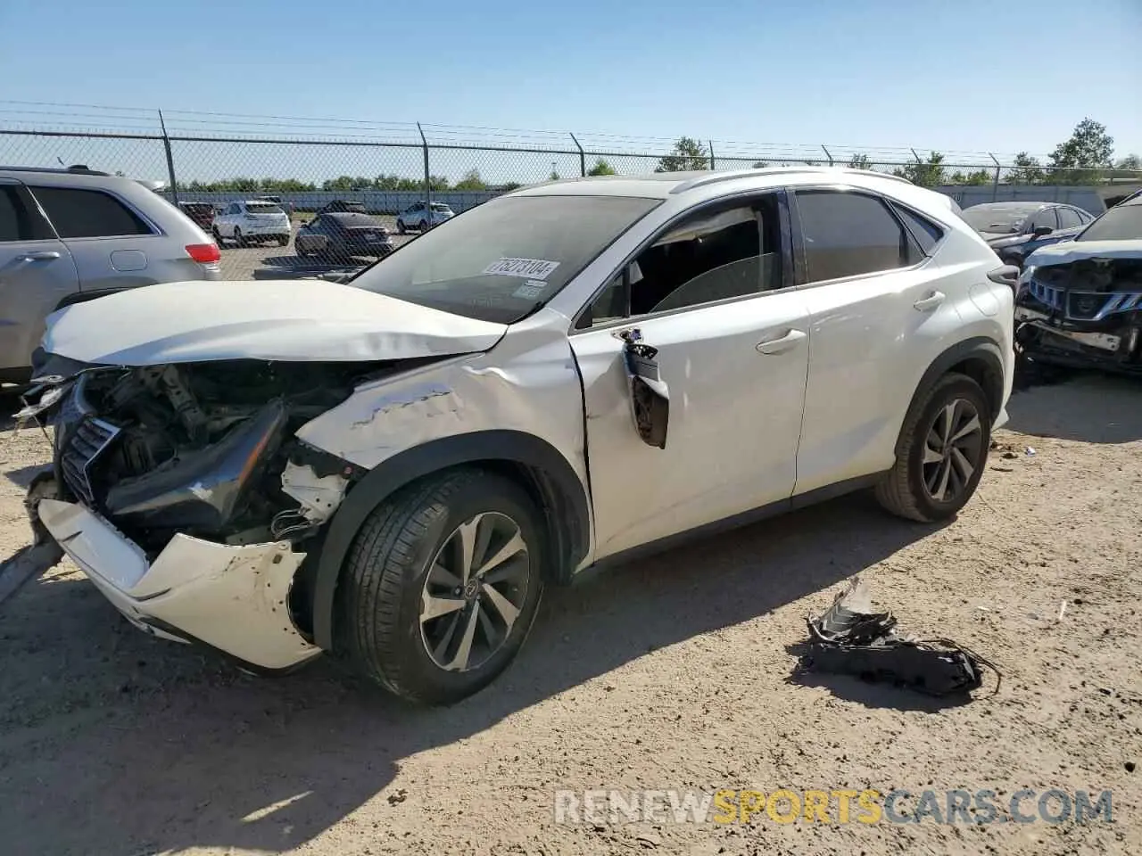 1 fotografías del automóvil dañado JTJYARBZ3K2144887 LEXUS NX 2019