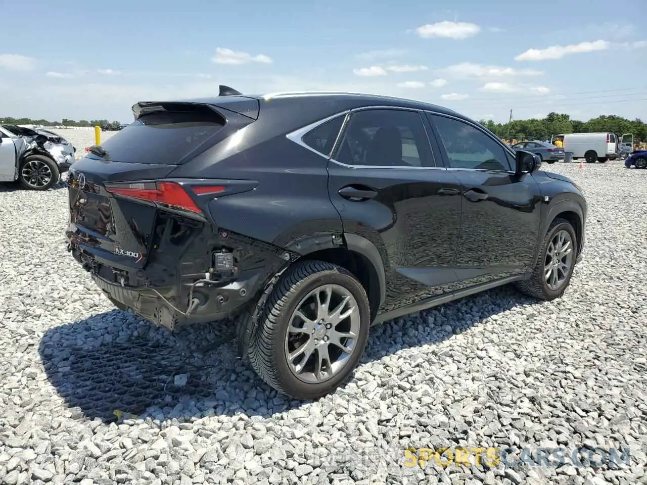 3 fotografías del automóvil dañado JTJYARBZ3K2149457 LEXUS NX 2019
