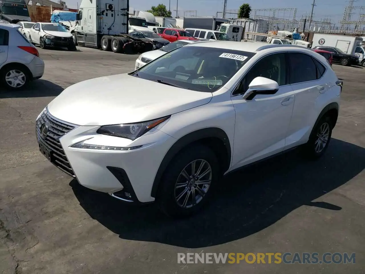 2 fotografías del automóvil dañado JTJYARBZ3K2154531 LEXUS NX 2019