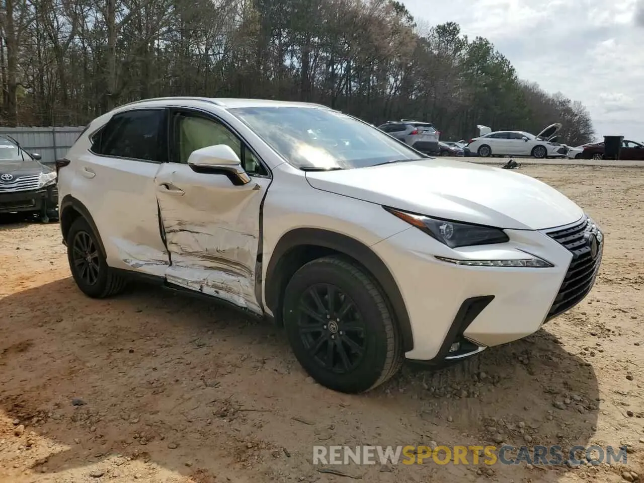 4 fotografías del automóvil dañado JTJYARBZ4K2157485 LEXUS NX 2019