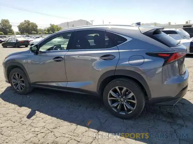 2 fotografías del automóvil dañado JTJYARBZ5K2119876 LEXUS NX 2019