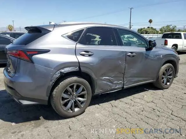 3 fotografías del automóvil dañado JTJYARBZ5K2119876 LEXUS NX 2019
