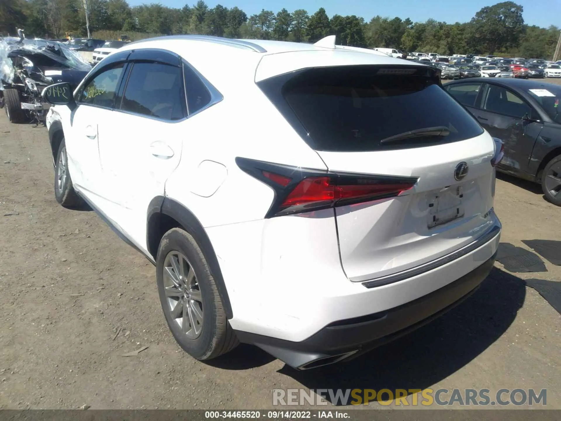 3 fotografías del automóvil dañado JTJYARBZ5K2121286 LEXUS NX 2019