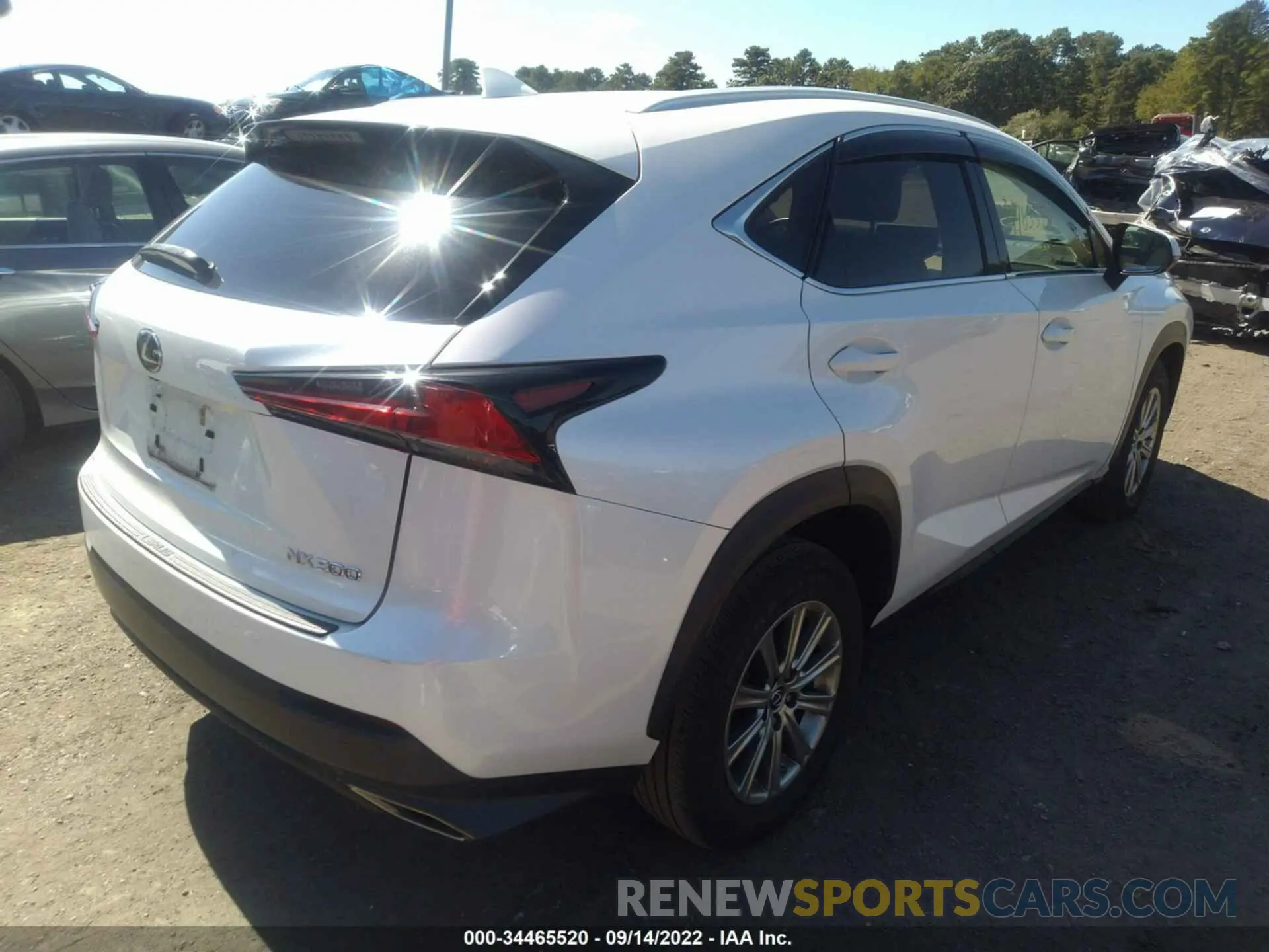 4 fotografías del automóvil dañado JTJYARBZ5K2121286 LEXUS NX 2019