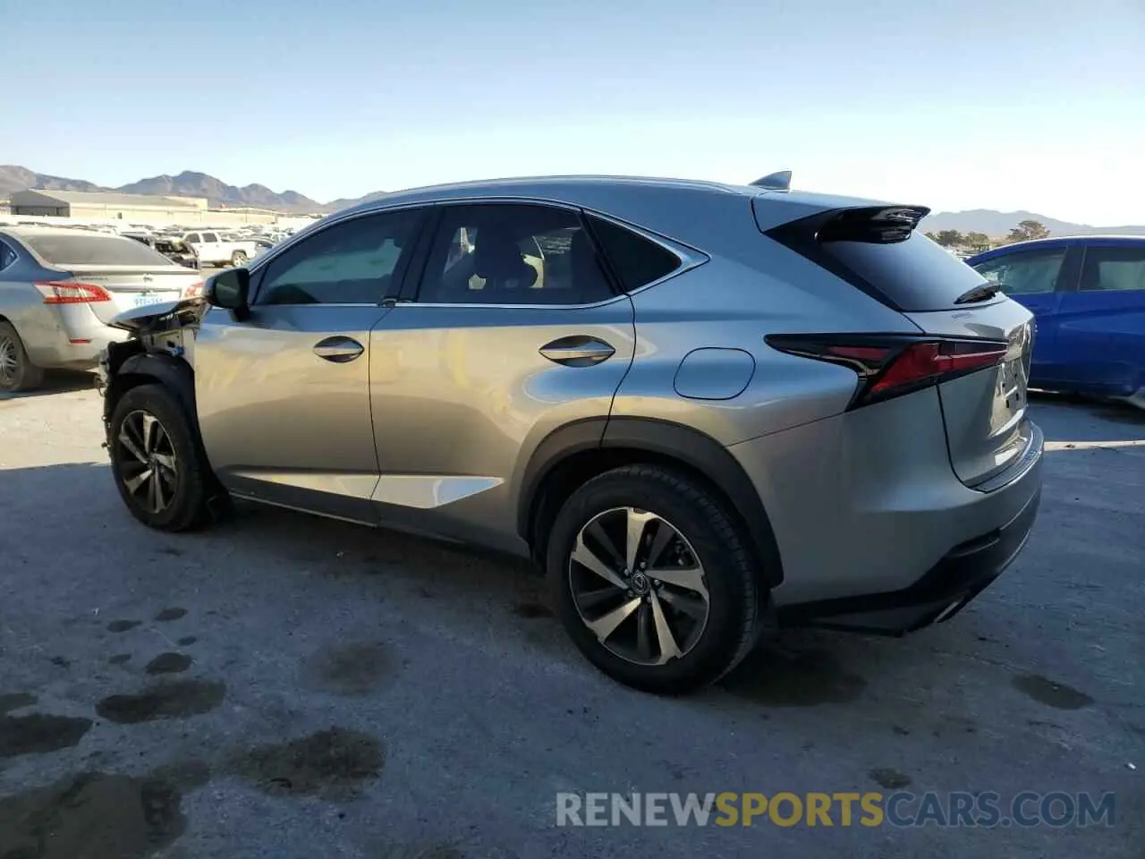 2 fotografías del automóvil dañado JTJYARBZ5K2137469 LEXUS NX 2019