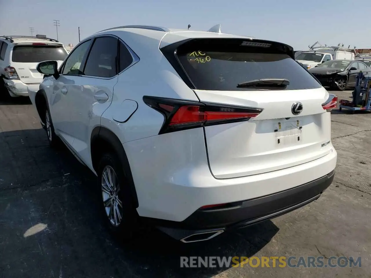 3 fotografías del automóvil dañado JTJYARBZ6K2142129 LEXUS NX 2019