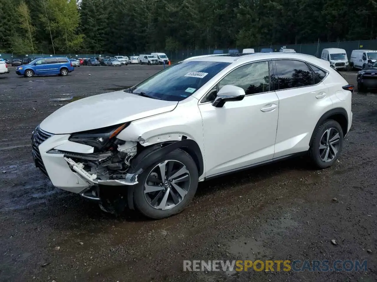 1 fotografías del automóvil dañado JTJYARBZ6K2155544 LEXUS NX 2019