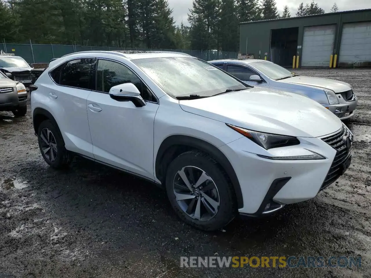 4 fotografías del automóvil dañado JTJYARBZ6K2155544 LEXUS NX 2019