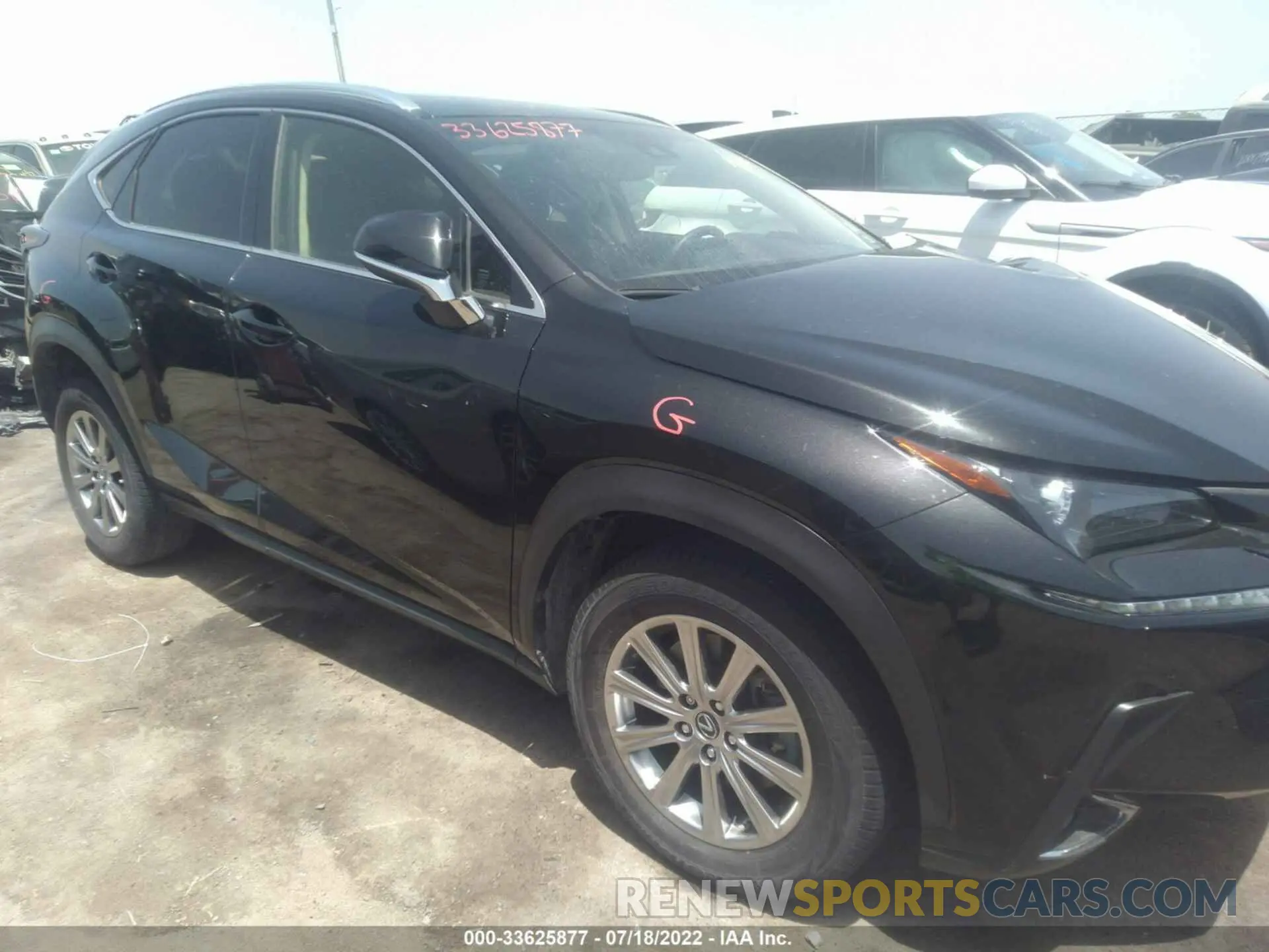1 fotografías del automóvil dañado JTJYARBZ7K2151230 LEXUS NX 2019