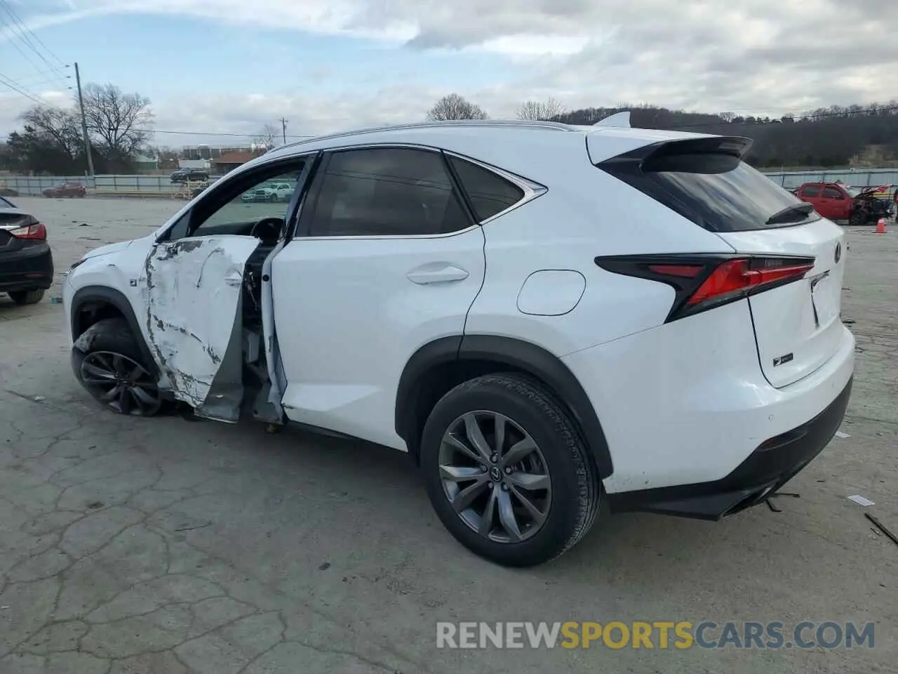 2 fotografías del automóvil dañado JTJYARBZ9K2132467 LEXUS NX 2019