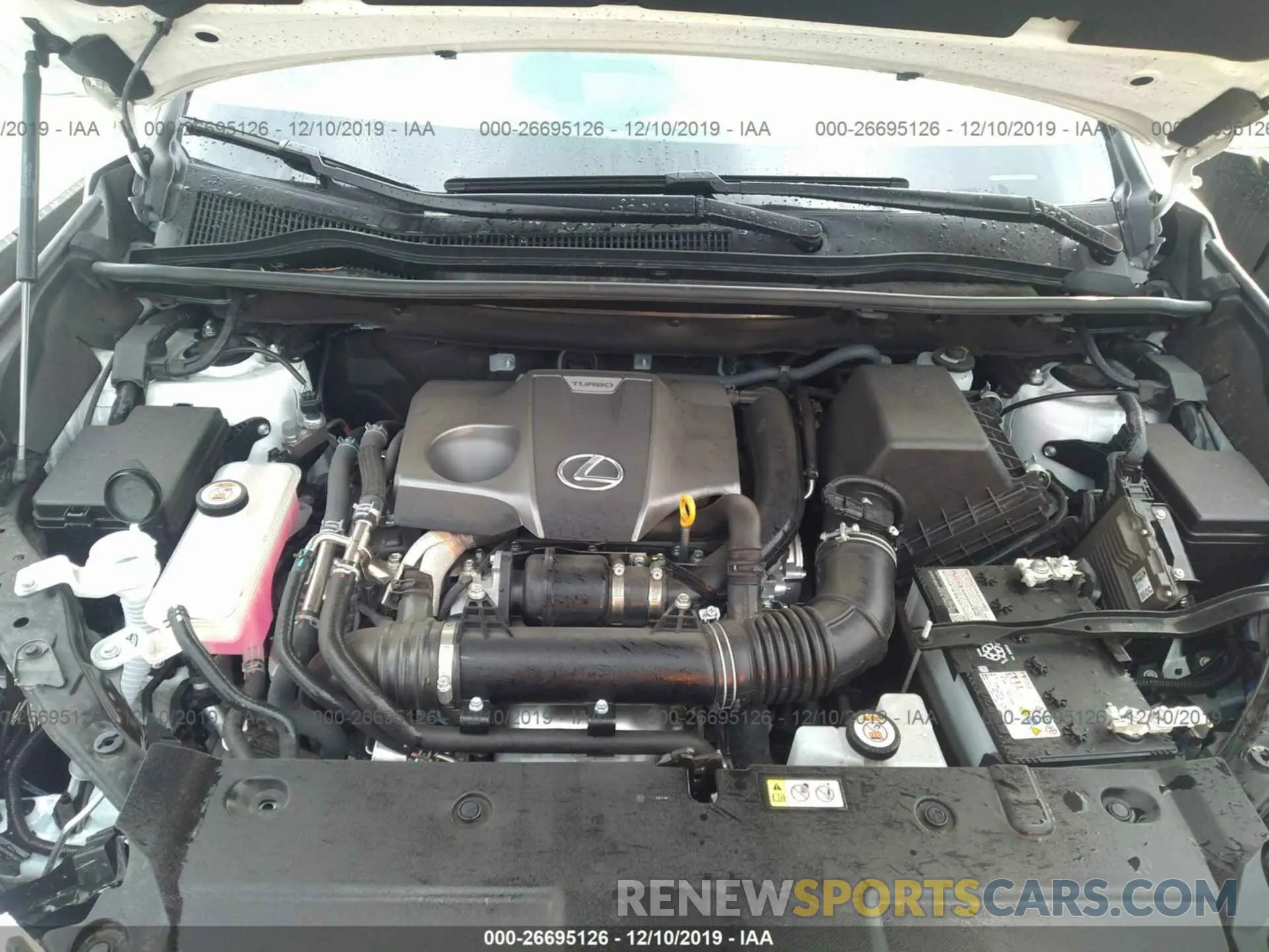 10 fotografías del automóvil dañado JTJYARBZ9K2146448 LEXUS NX 2019