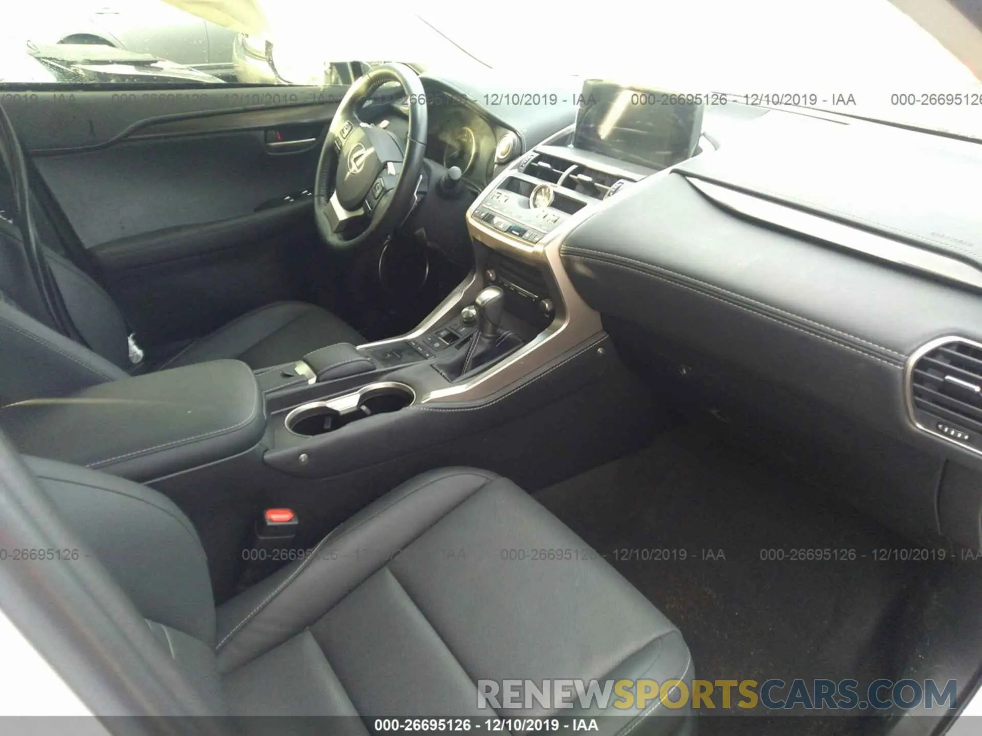 5 fotografías del automóvil dañado JTJYARBZ9K2146448 LEXUS NX 2019