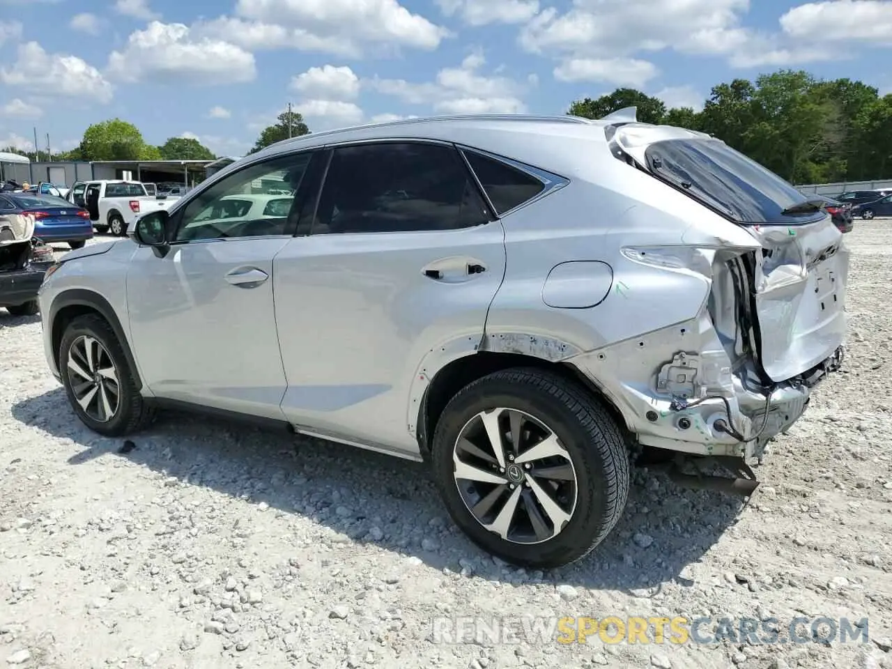 2 fotografías del automóvil dañado JTJYARBZXK2124345 LEXUS NX 2019