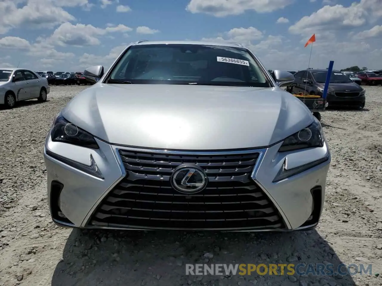 5 fotografías del automóvil dañado JTJYARBZXK2124345 LEXUS NX 2019