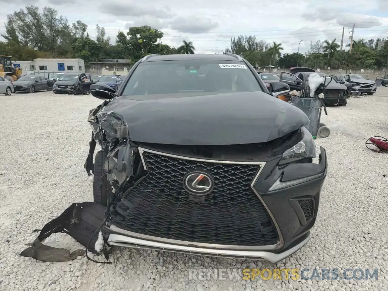 5 fotografías del automóvil dañado JTJYARBZXK2154235 LEXUS NX 2019