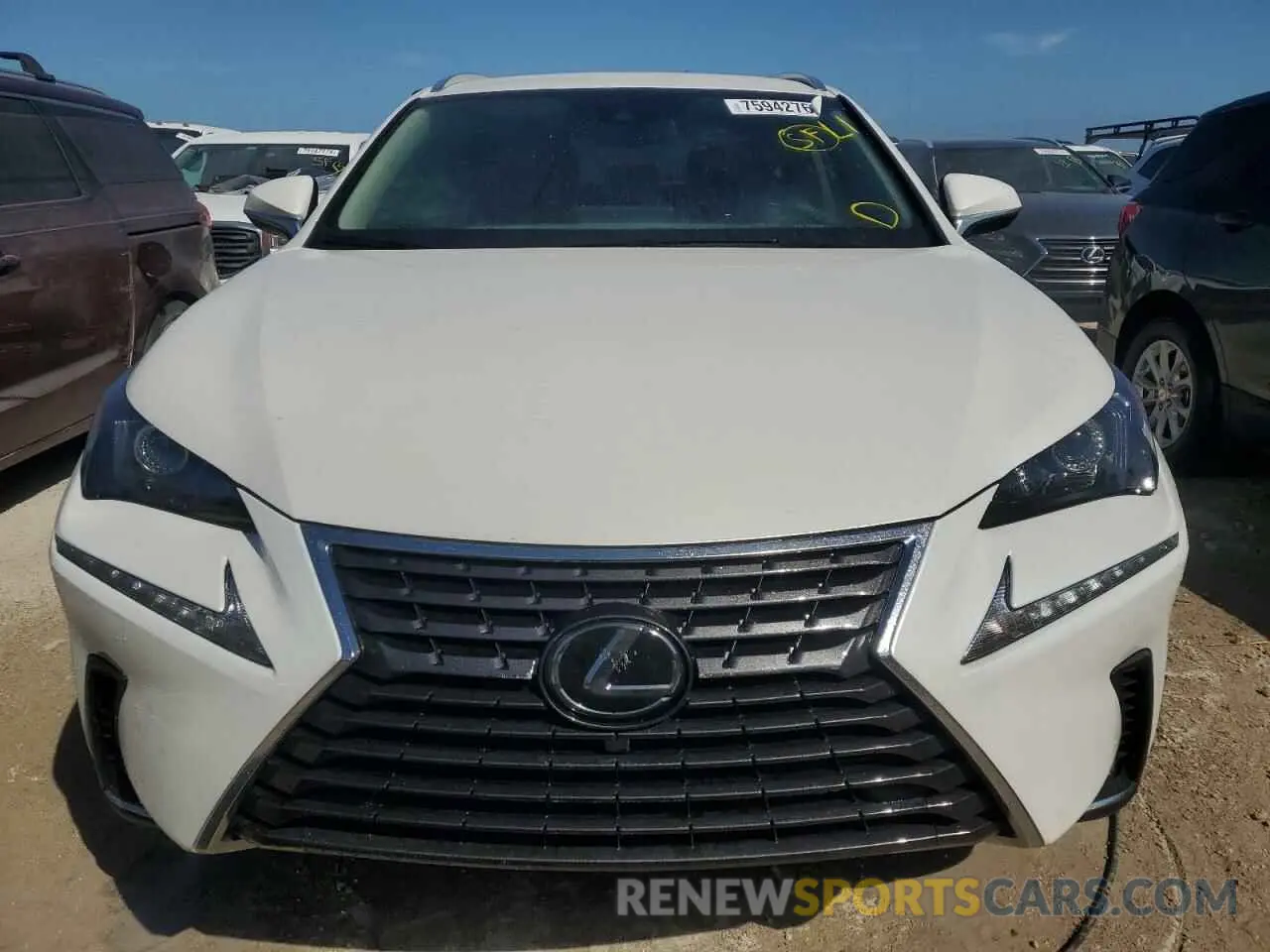 5 fotografías del automóvil dañado JTJAARBZ0L5001493 LEXUS NX 2020