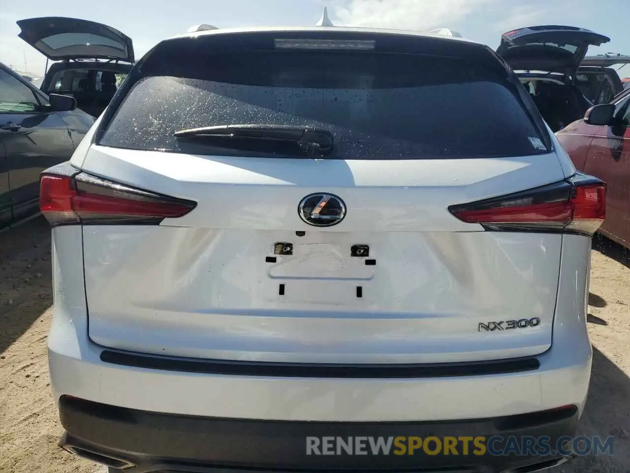6 fotografías del automóvil dañado JTJAARBZ0L5001493 LEXUS NX 2020