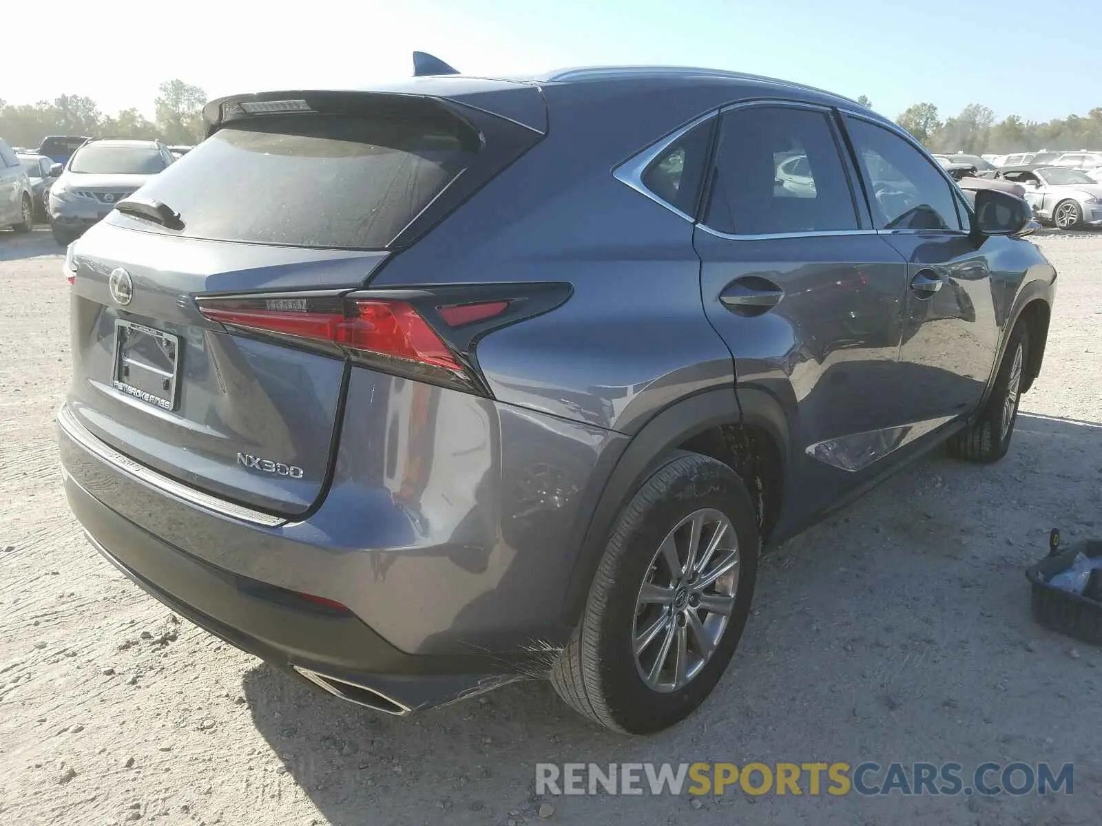 4 fotografías del automóvil dañado JTJAARBZ2L2158380 LEXUS NX 2020