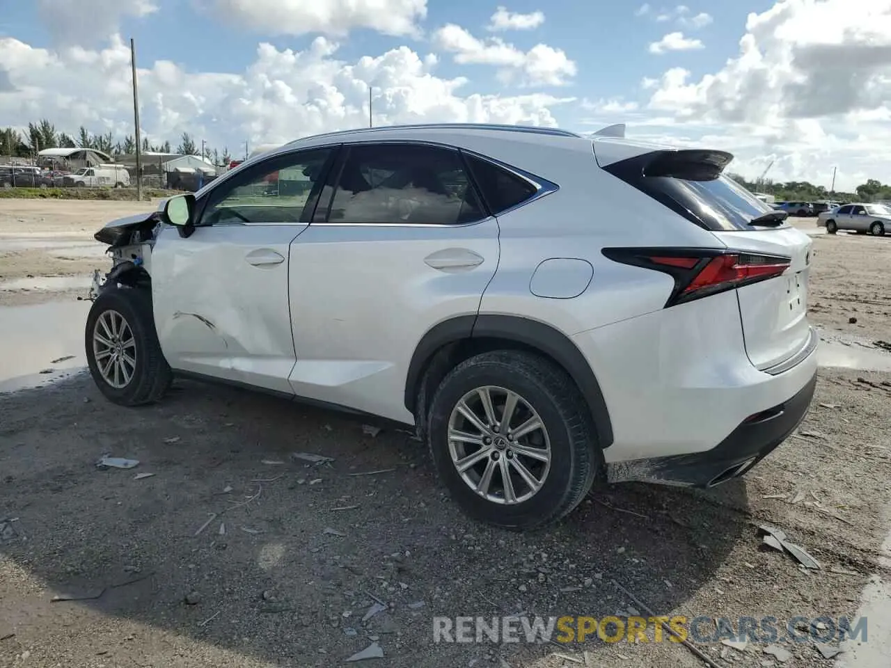 2 fotografías del automóvil dañado JTJAARBZ2L2175079 LEXUS NX 2020