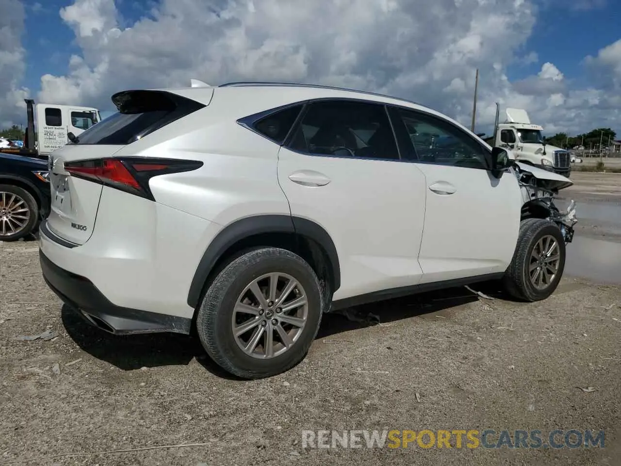 3 fotografías del automóvil dañado JTJAARBZ2L2175079 LEXUS NX 2020