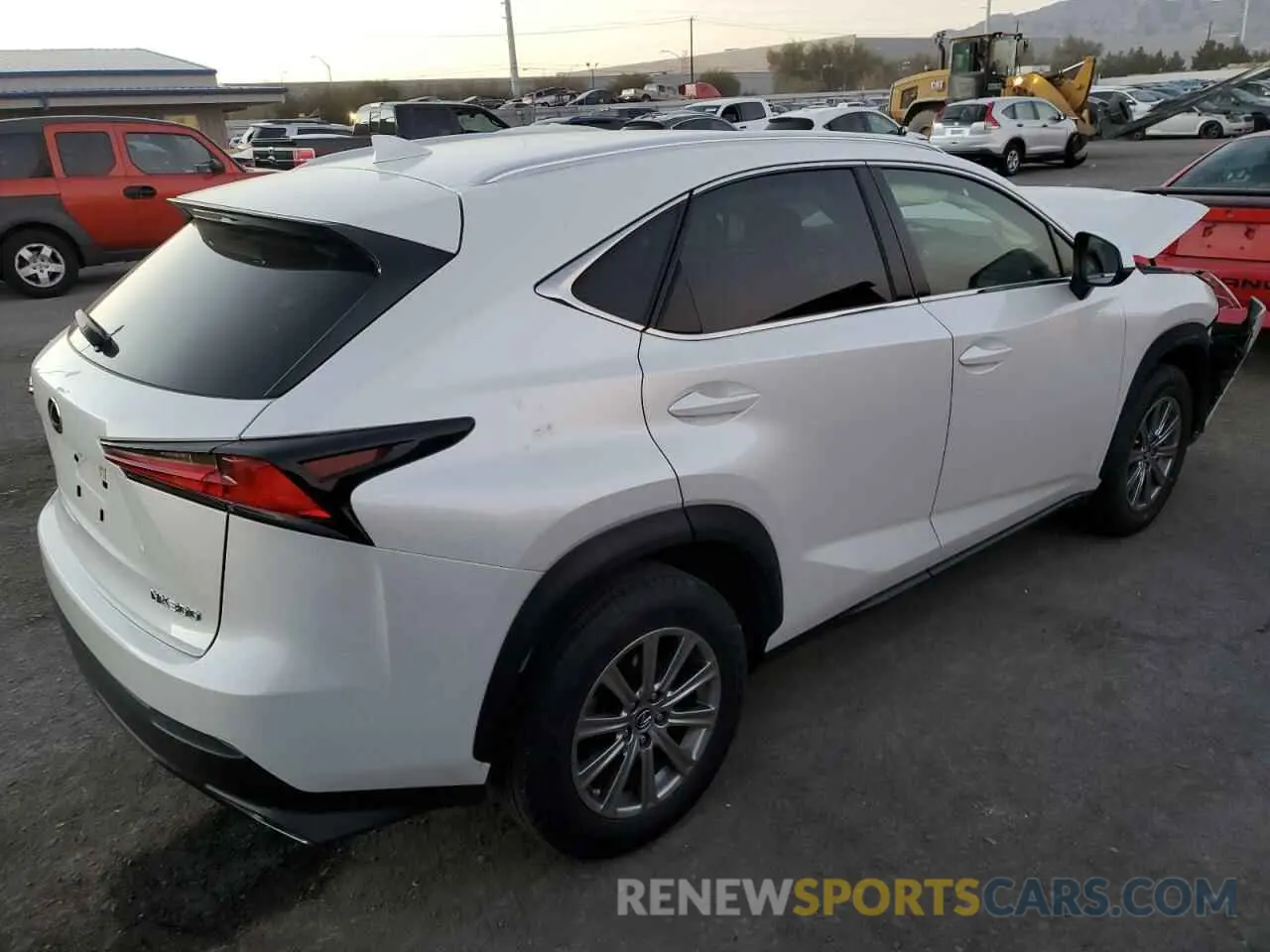 3 fotografías del automóvil dañado JTJAARBZ2L5020336 LEXUS NX 2020