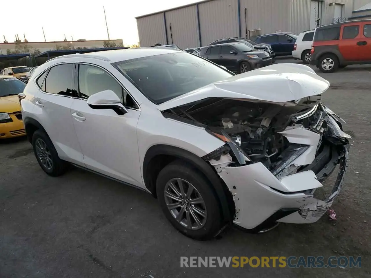 4 fotografías del automóvil dañado JTJAARBZ2L5020336 LEXUS NX 2020