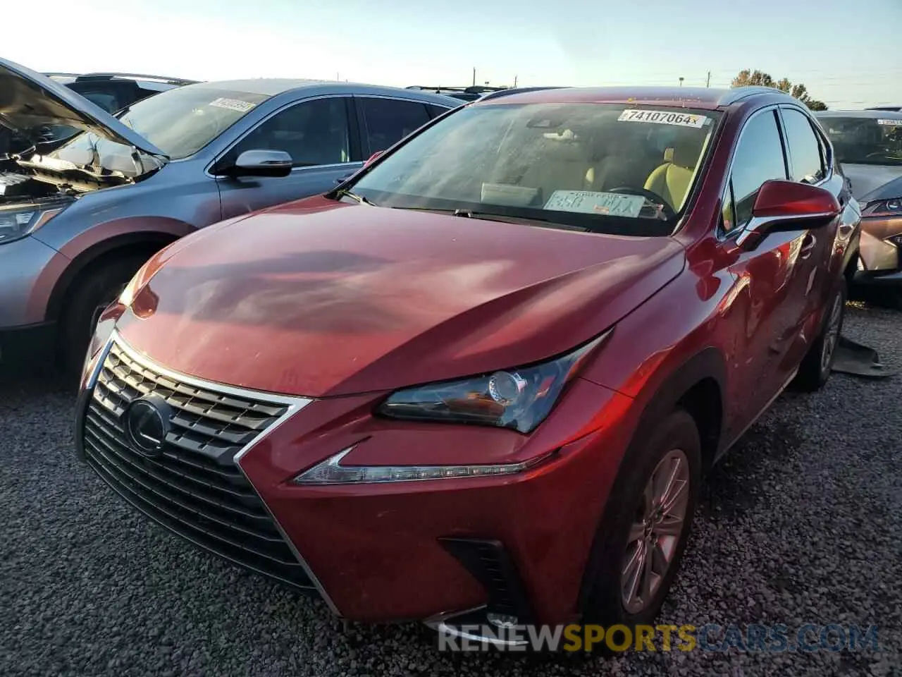 1 fotografías del automóvil dañado JTJAARBZ2L5020403 LEXUS NX 2020
