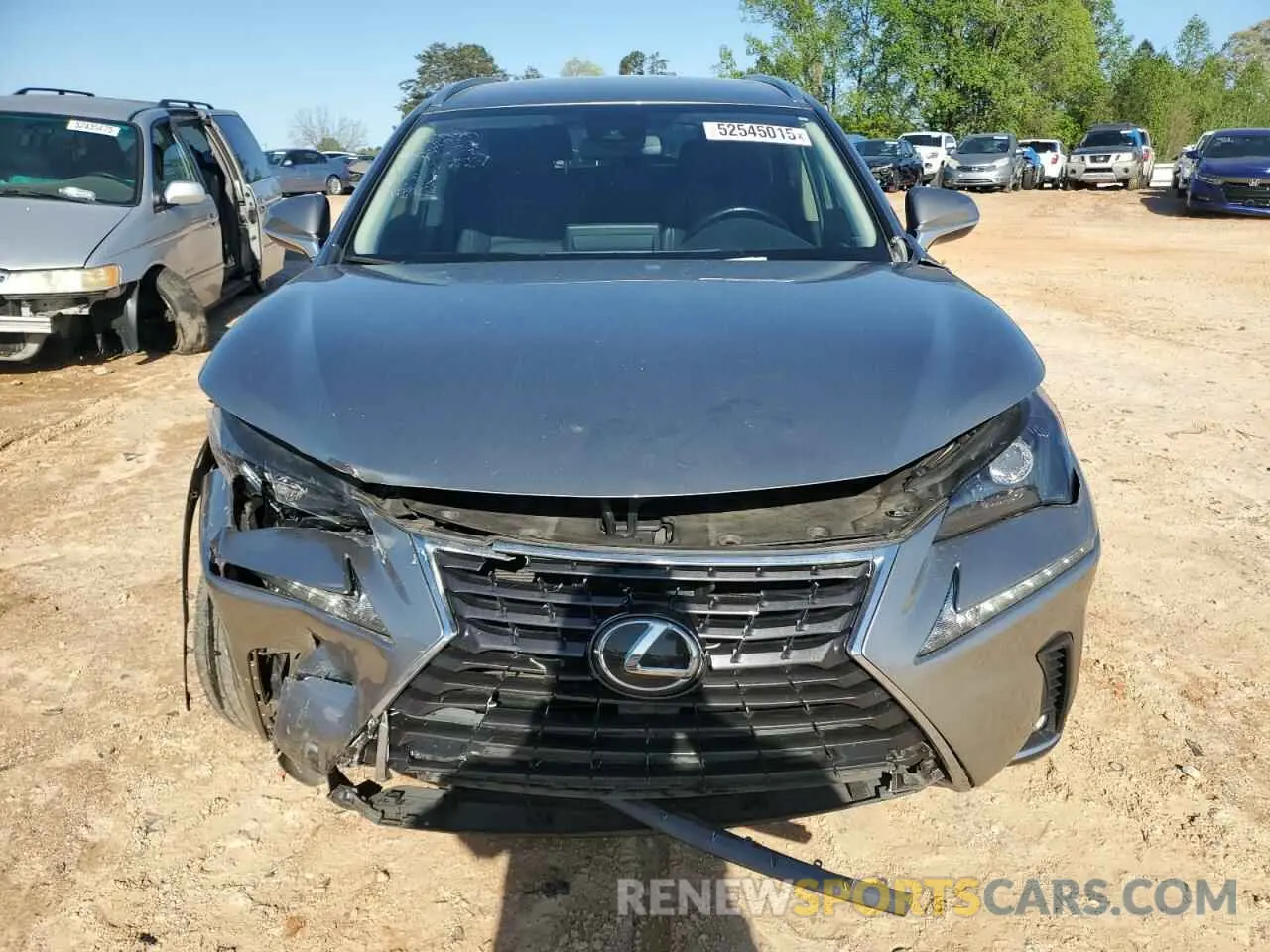 5 fotografías del automóvil dañado JTJAARBZ3L5011774 LEXUS NX 2020
