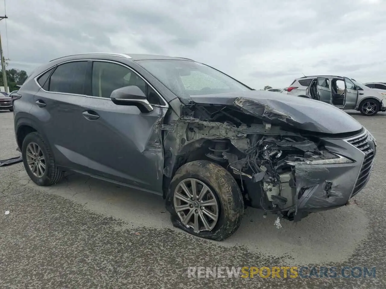 4 fotografías del automóvil dañado JTJAARBZ3L5017784 LEXUS NX 2020