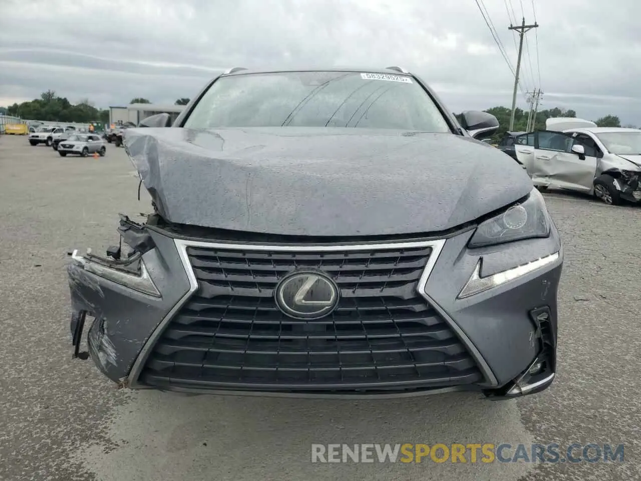 5 fotografías del automóvil dañado JTJAARBZ3L5017784 LEXUS NX 2020