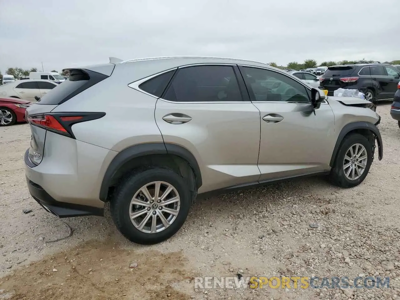 3 fotografías del automóvil dañado JTJAARBZ4L5015395 LEXUS NX 2020