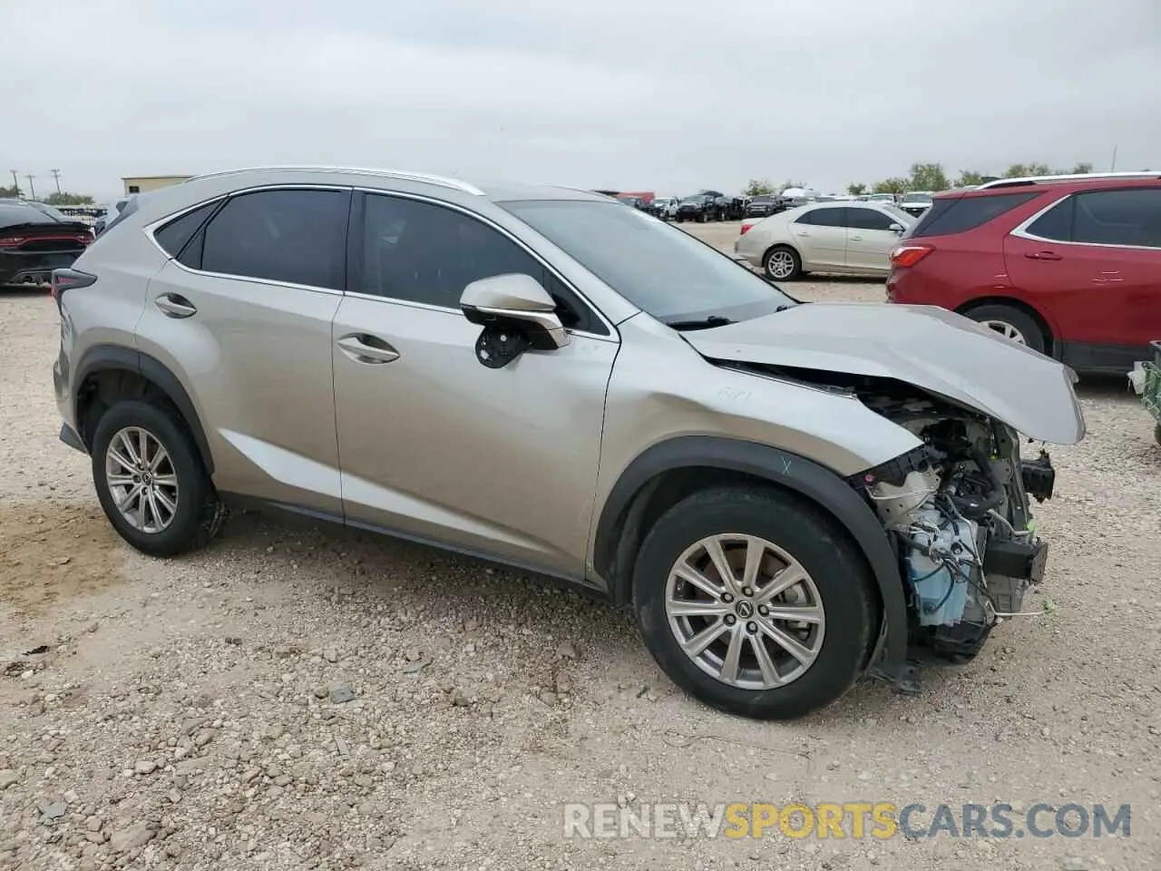 4 fotografías del automóvil dañado JTJAARBZ4L5015395 LEXUS NX 2020