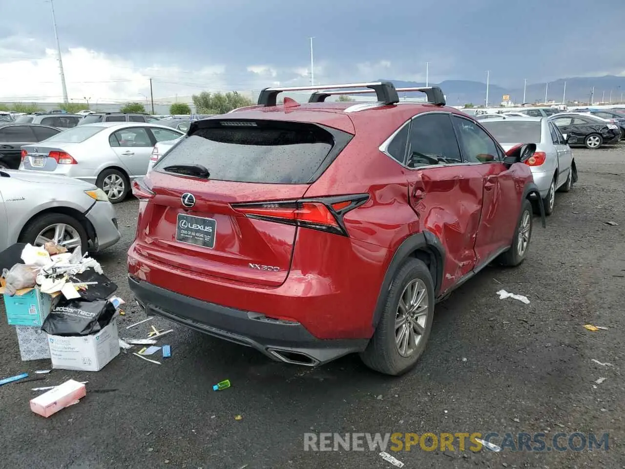 4 fotografías del automóvil dañado JTJAARBZ7L5011910 LEXUS NX 2020