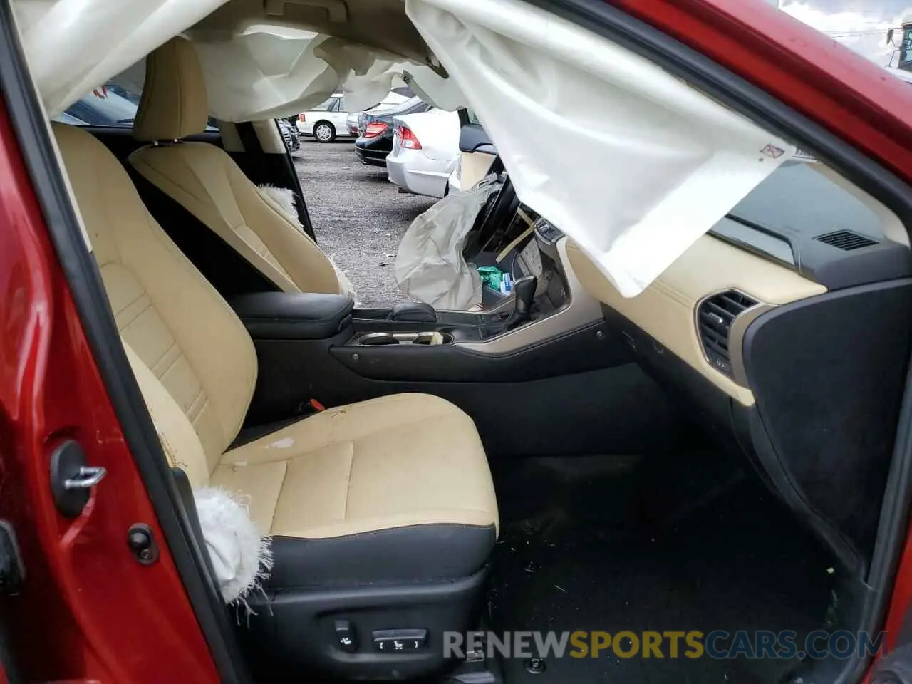 5 fotografías del automóvil dañado JTJAARBZ7L5011910 LEXUS NX 2020