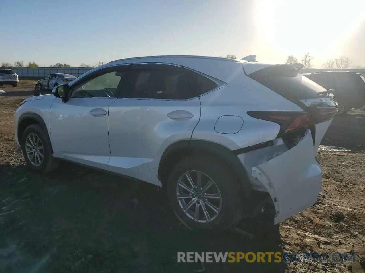 2 fotografías del automóvil dañado JTJAARBZ9L2174253 LEXUS NX 2020