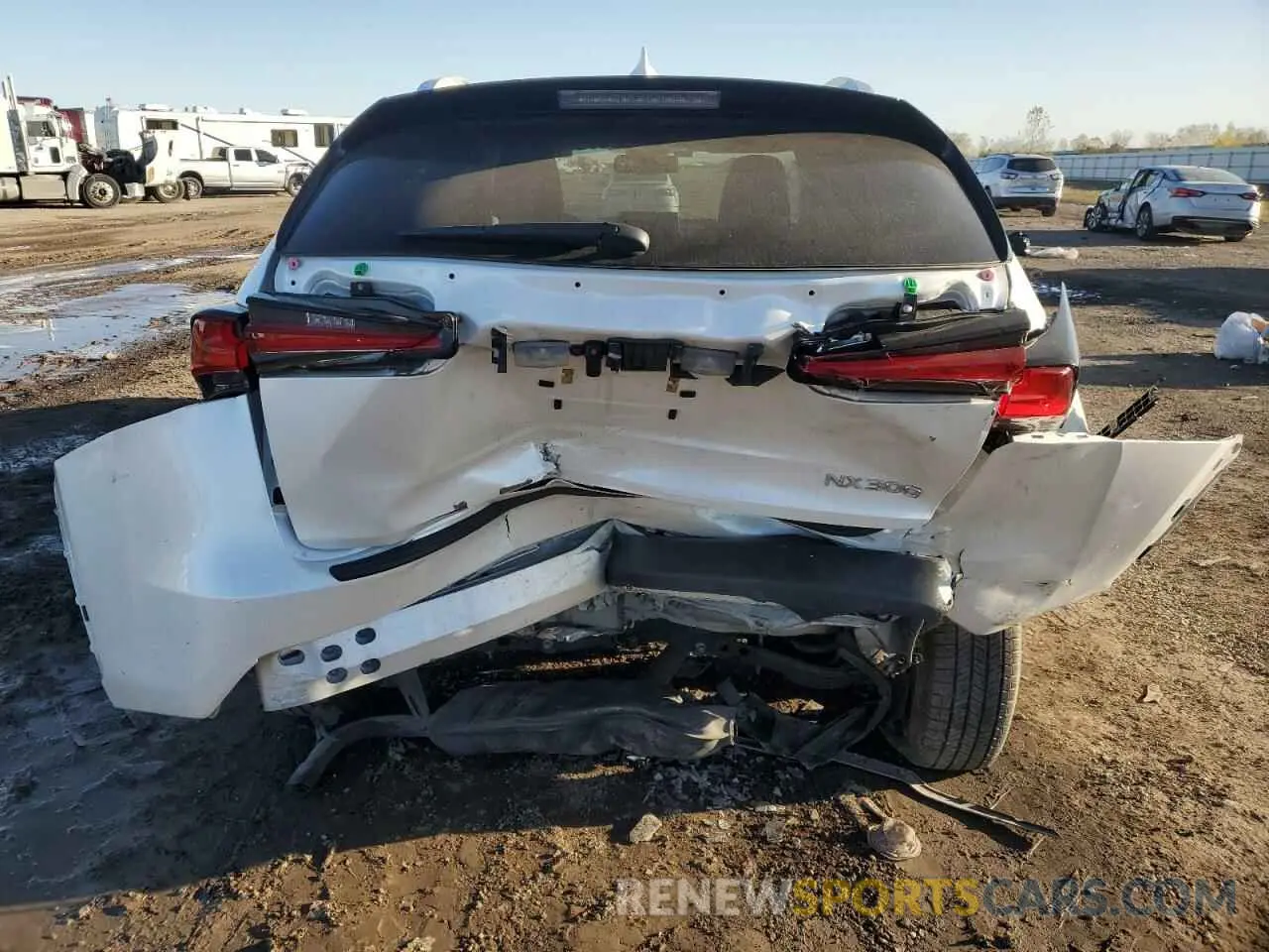 6 fotografías del automóvil dañado JTJAARBZ9L2174253 LEXUS NX 2020